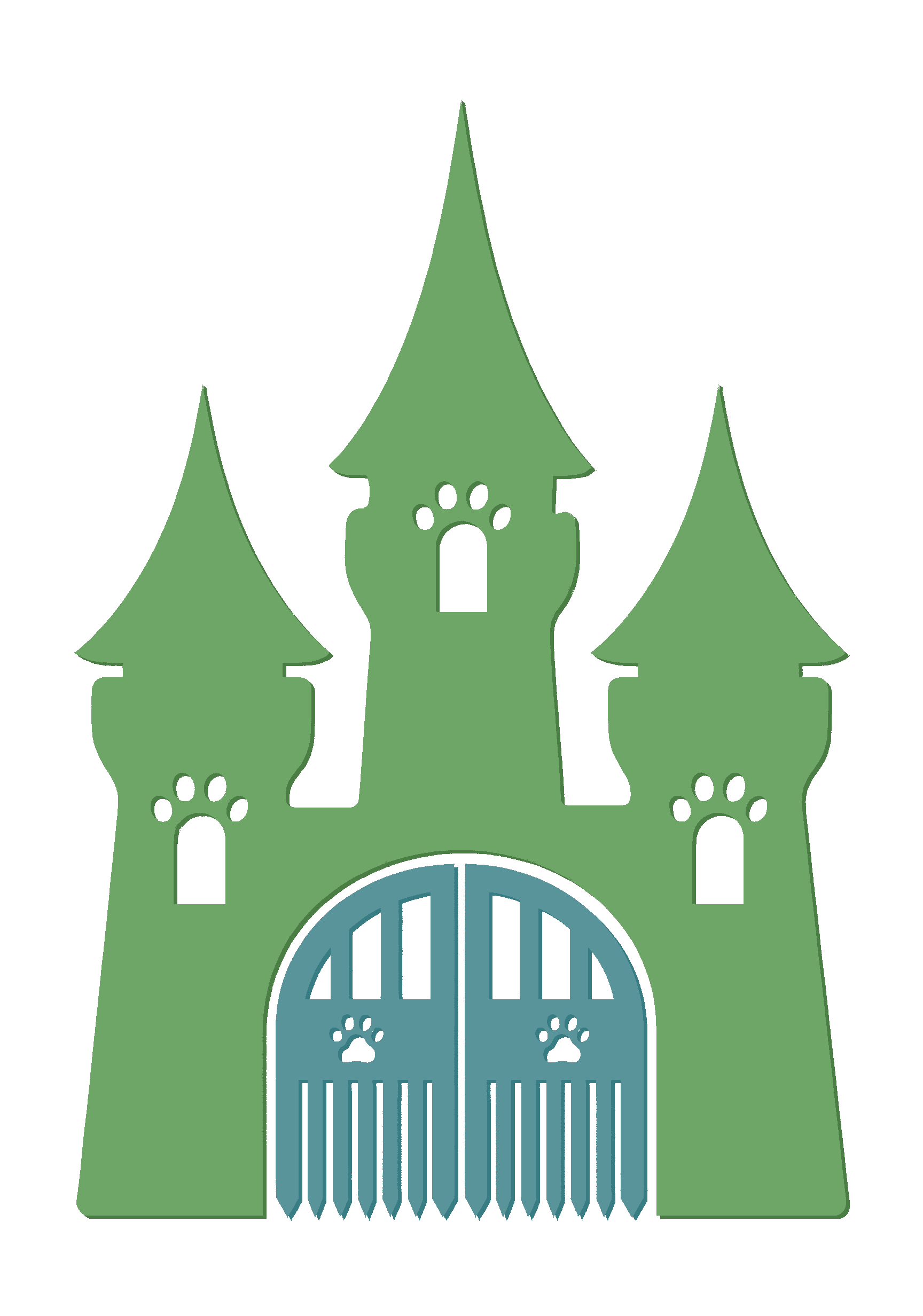 Mel's Paw Palace Logo